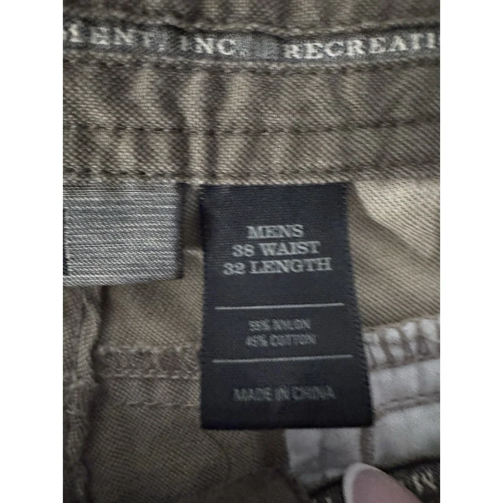REI Cotton Khaki Pants /Zip Off Legs/size 38x32